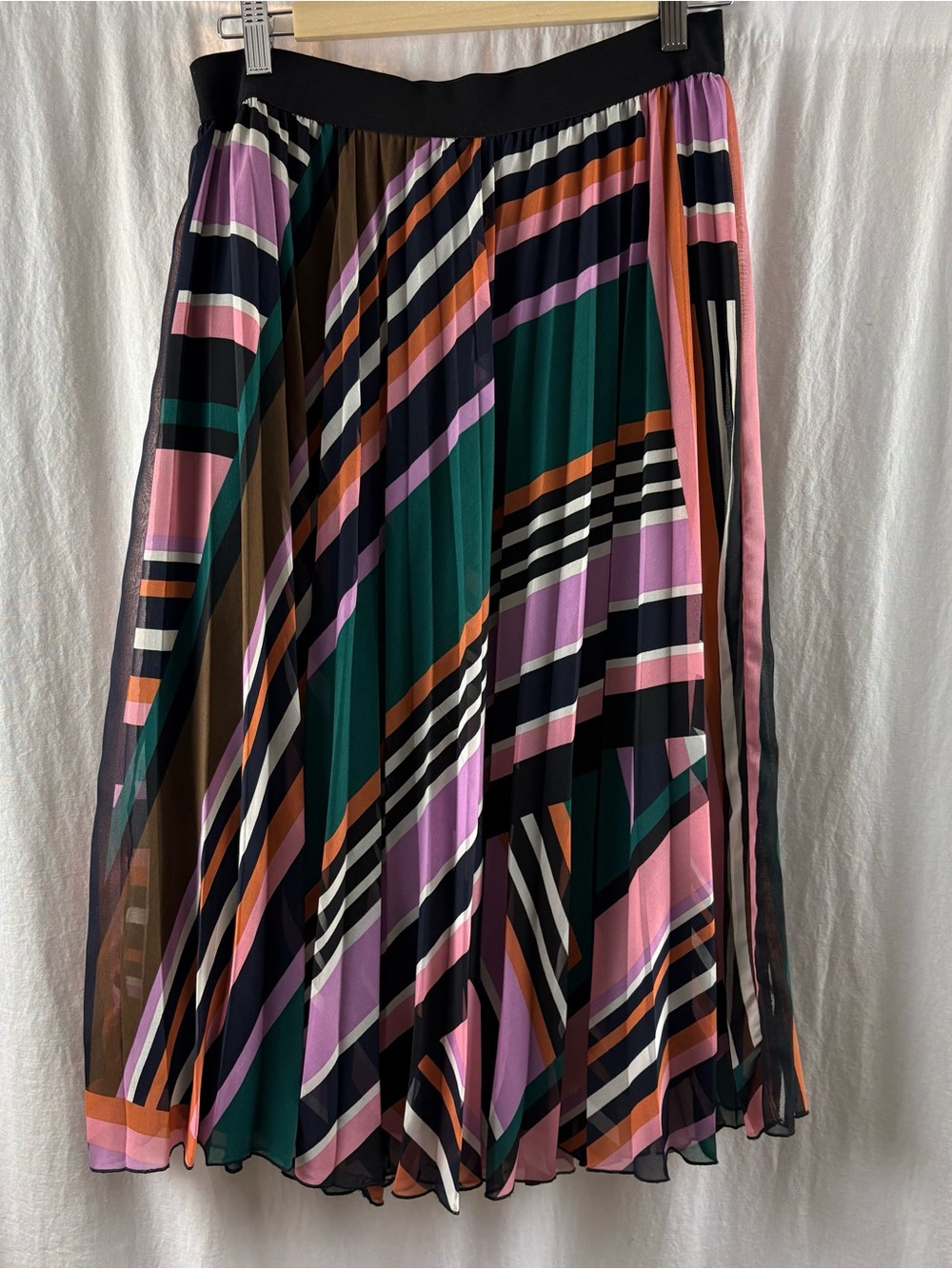 ba&sh UHENDY Pleated Mid-Length Skirt L - Picture 8 of 14